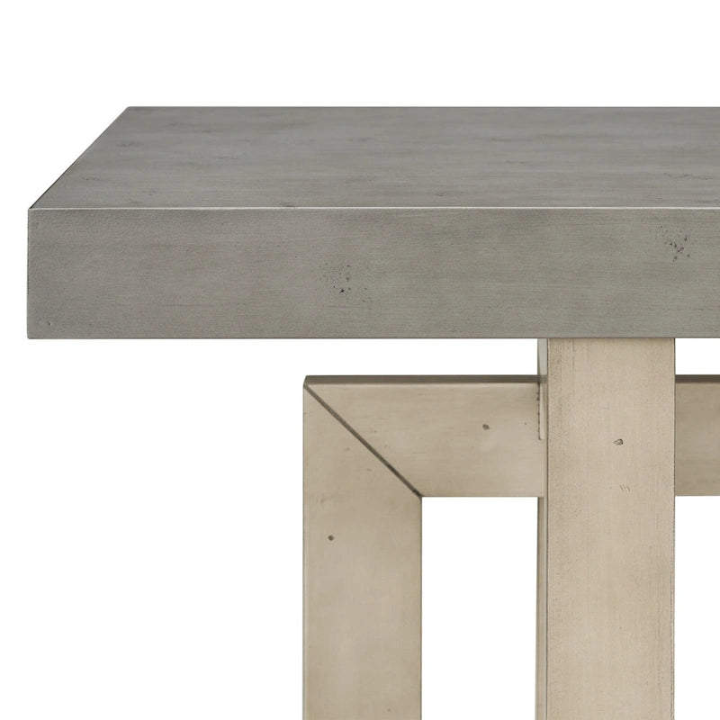 Console d'entrée minimaliste extra longue avec plateau en bois