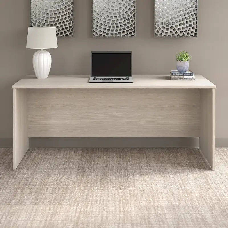 Bureau avec caisson latéral 72 po L x 24 po P