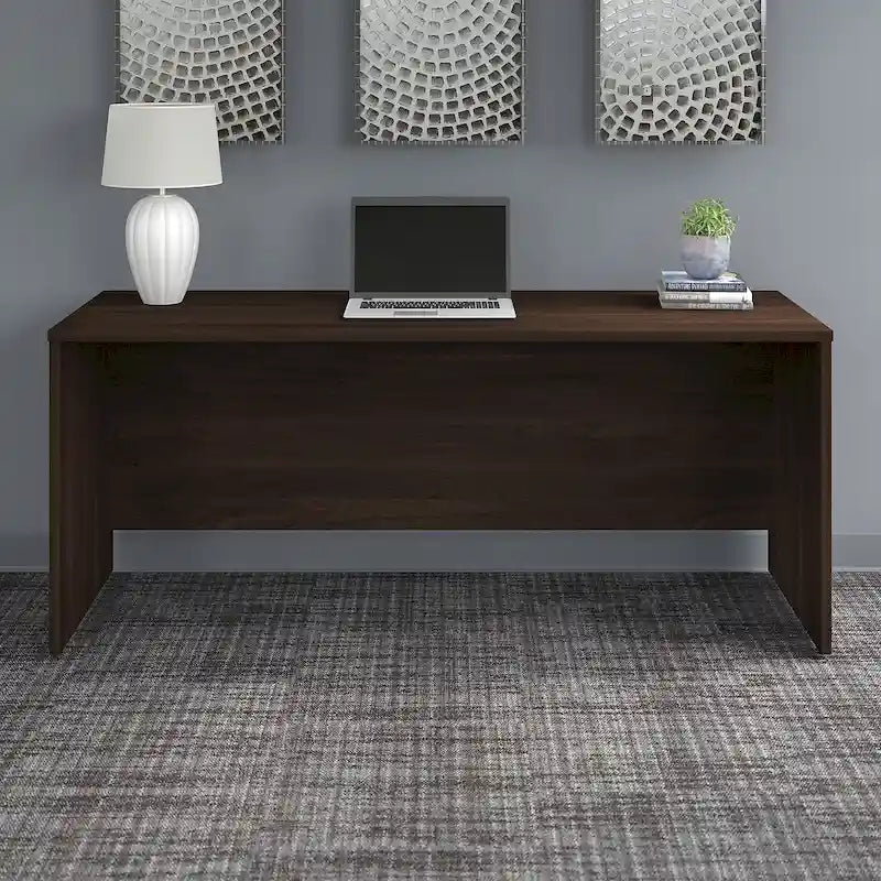 Bureau avec caisson latéral 72 po L x 24 po P