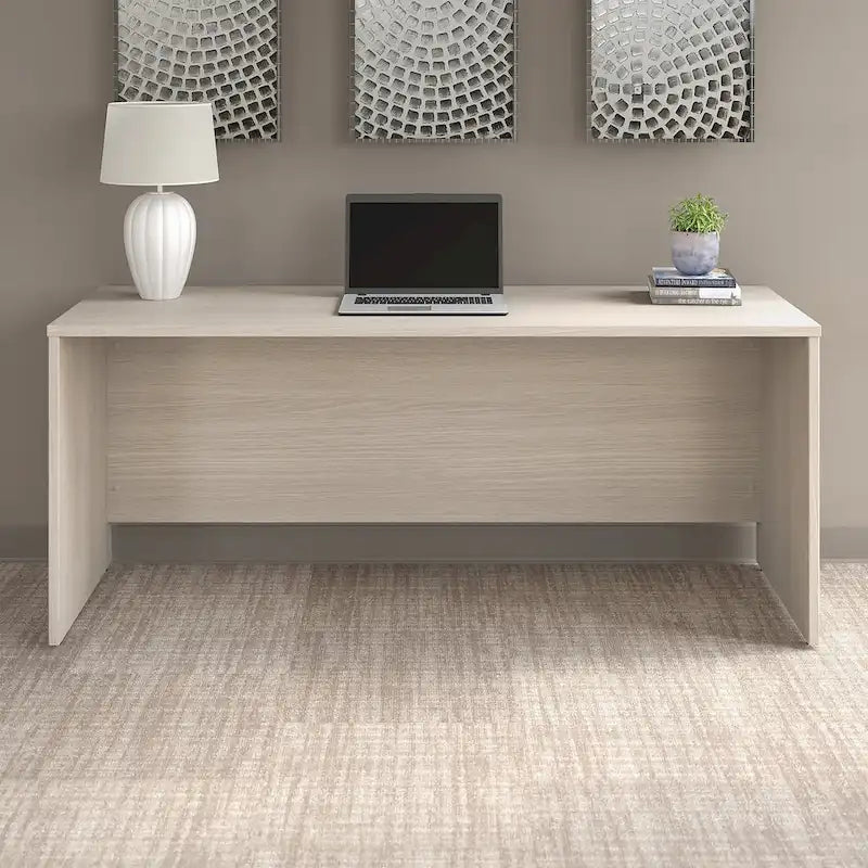 Bureau avec caisson latéral 72 po L x 24 po P