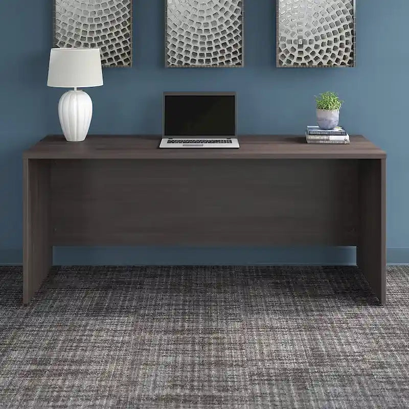 Bureau avec caisson latéral 72 po L x 24 po P