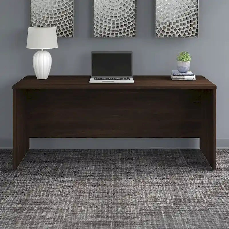 Bureau avec caisson latéral 72 po L x 24 po P