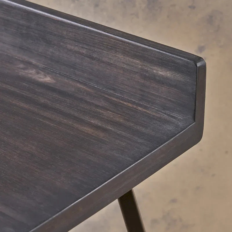 Tabourets de bar contemporains en bois d'acacia pour intérieur, hauteur bar