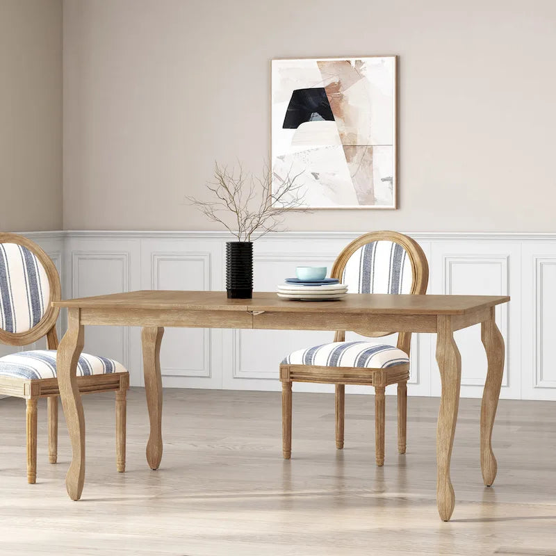 Table de salle à manger rectangulaire extensible