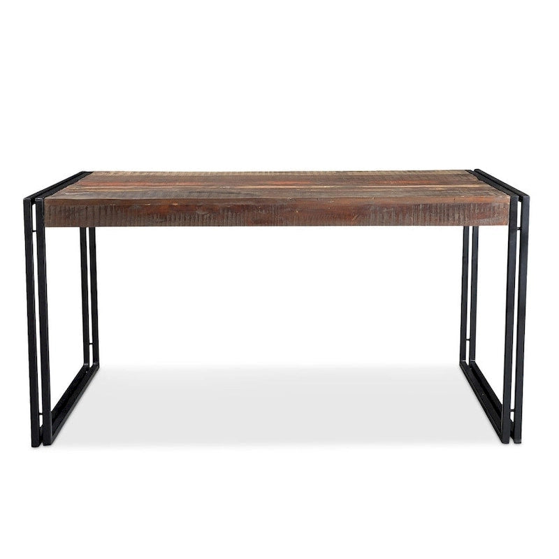 Table de salle à manger en bois faite à la main