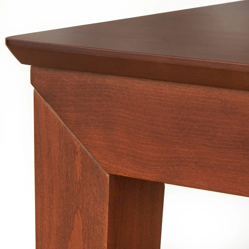 Table de salle à manger rectangulaire en bois massif