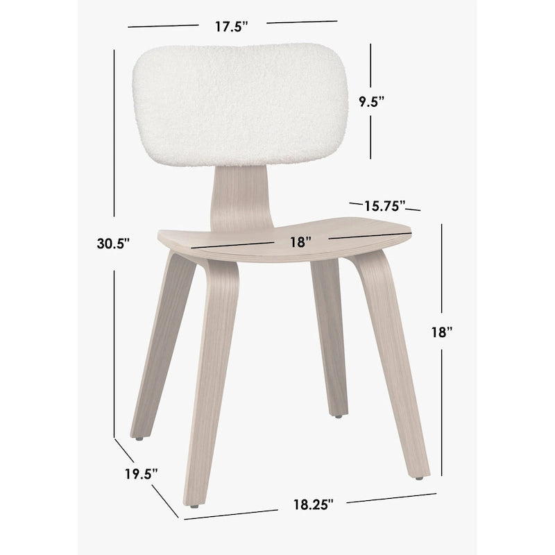 Chaises de salle à manger modernes du milieu du siècle