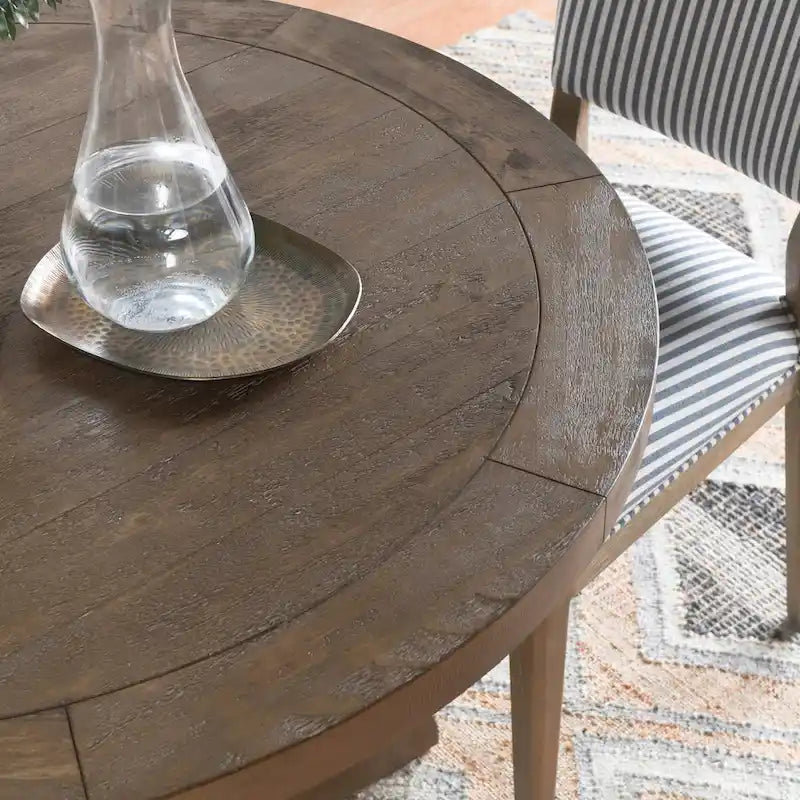 Table de salle à manger de 42 pouces (brun vieilli)