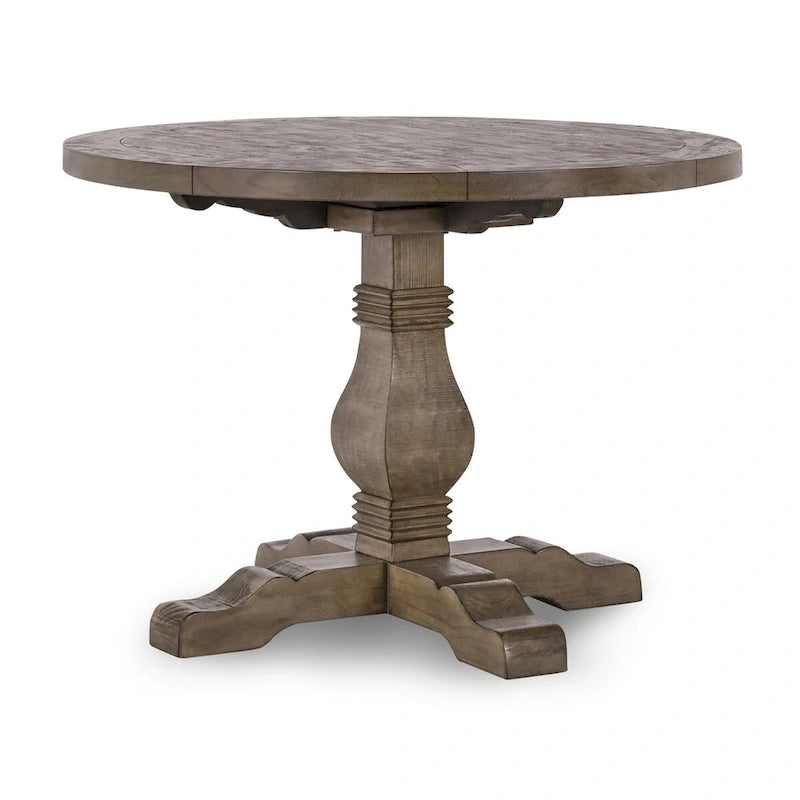 Table de salle à manger de 42 pouces (brun vieilli)