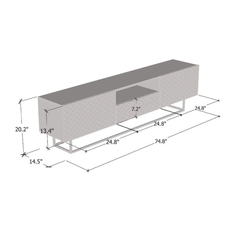 Meuble TV 75" - Meuble TV moderne / Console TV