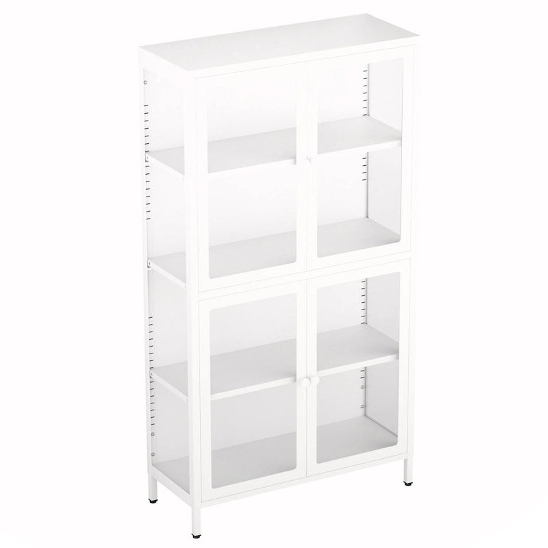Meuble de rangement à quatre portes vitrées