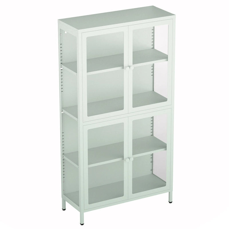 Meuble de rangement à quatre portes vitrées