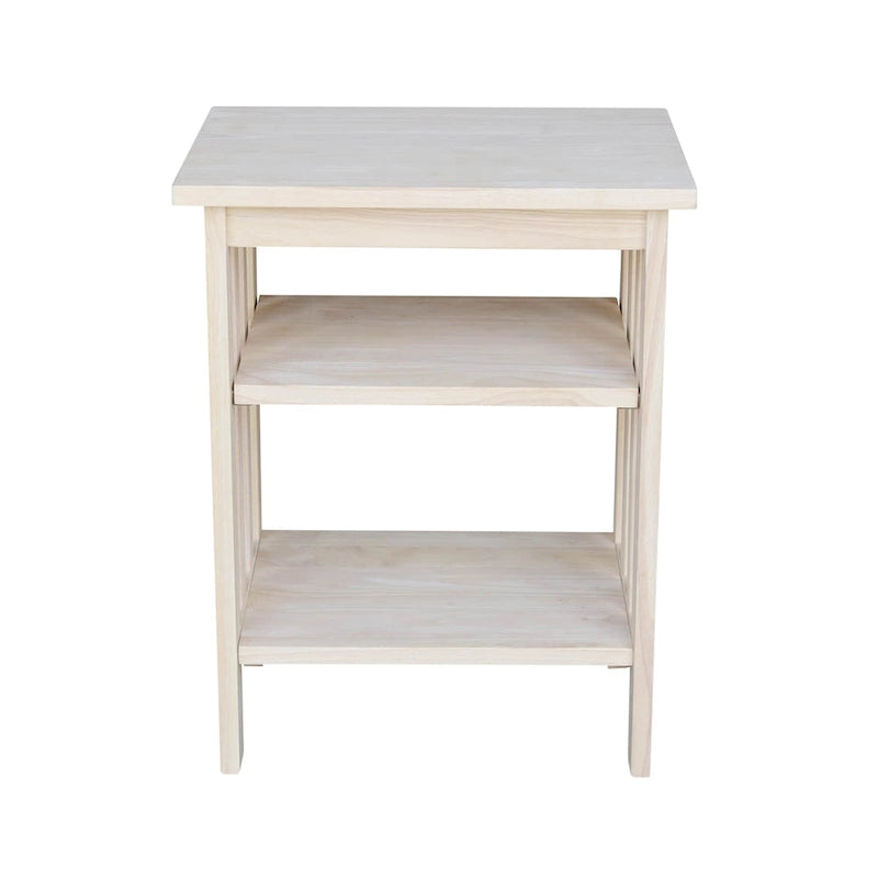 Support pour imprimante en bois naturel
