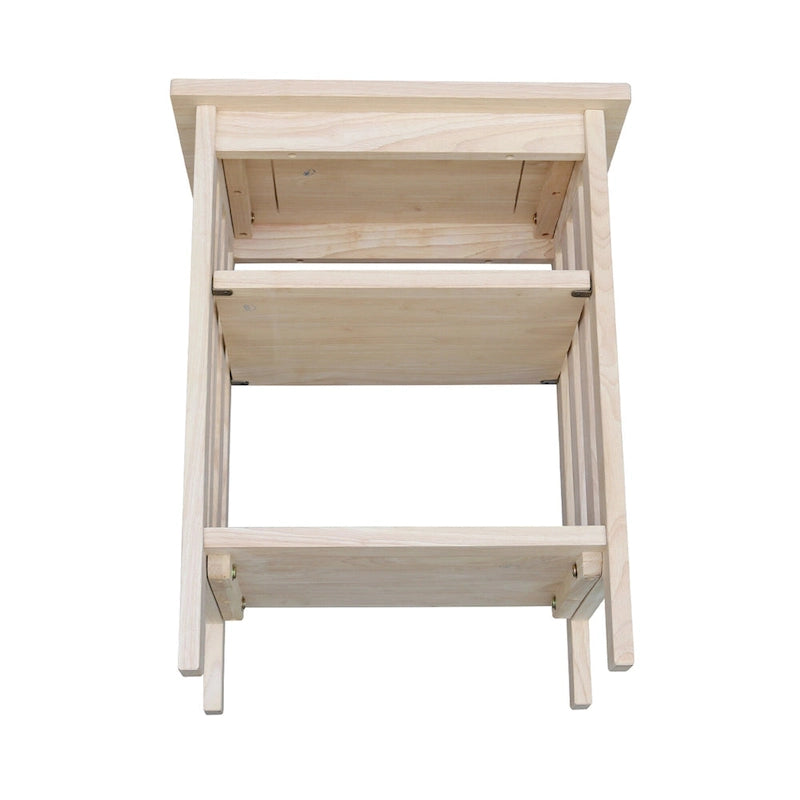 Support pour imprimante en bois naturel