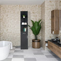 Meuble haut de salle de bain 1 porte 1 tiroir 3 compartiments