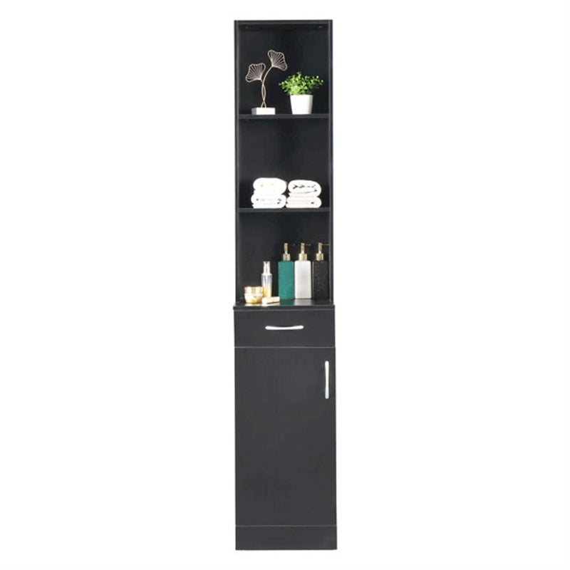 Meuble haut de salle de bain 1 porte 1 tiroir 3 compartiments