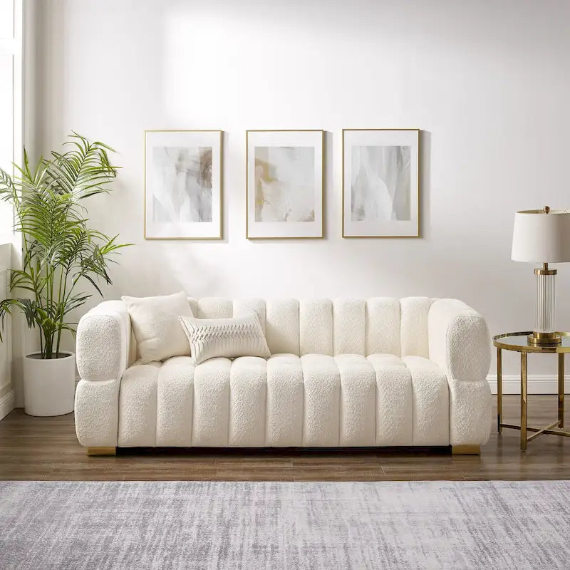 Canapé moderne, canapé confortable pour la détente - 85 x 33,86