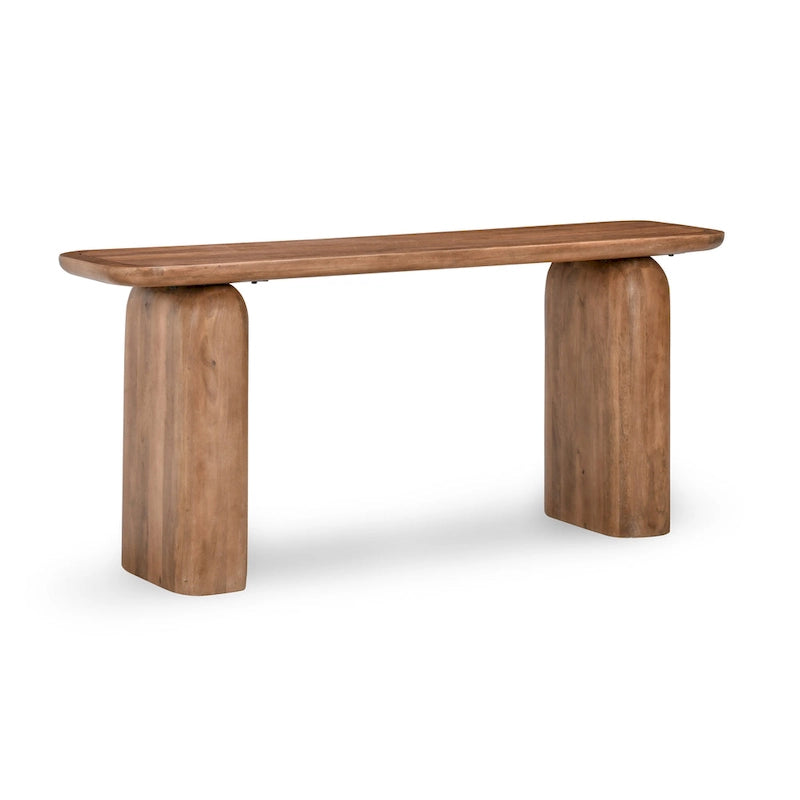 Console d'entrée en bois