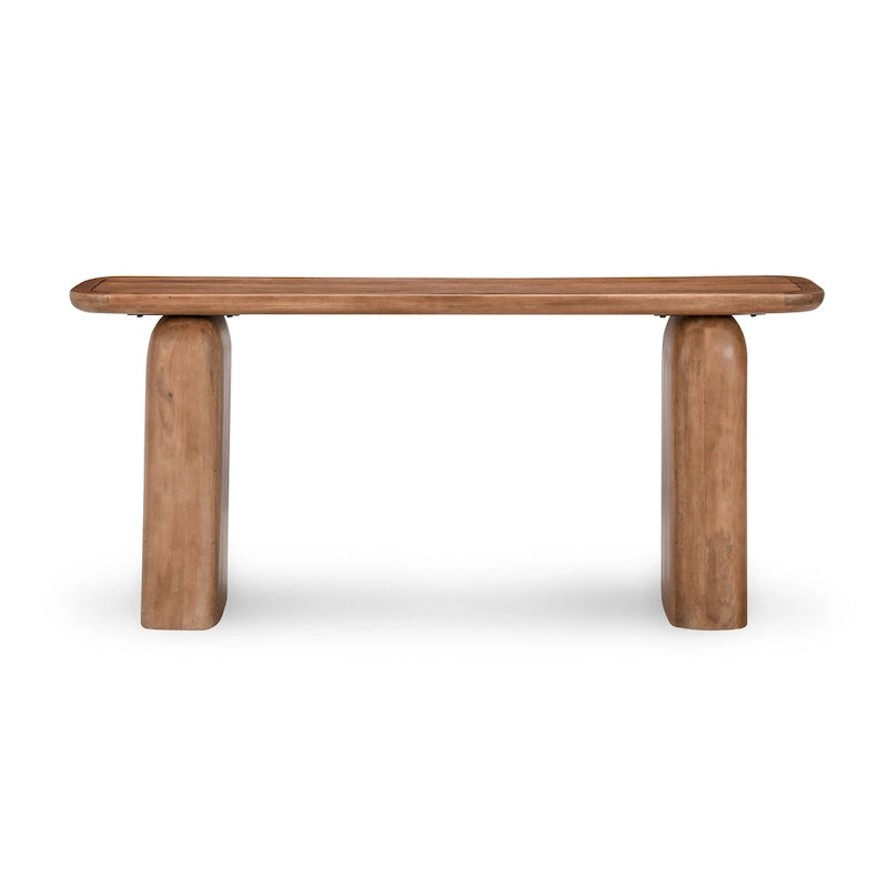 Console d'entrée en bois
