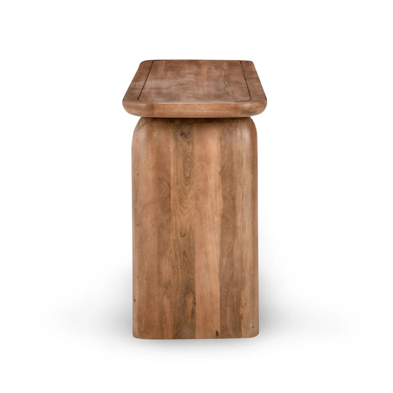 Console d'entrée en bois