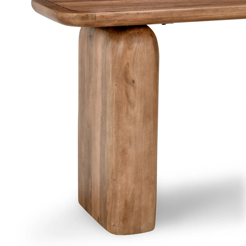Console d'entrée en bois