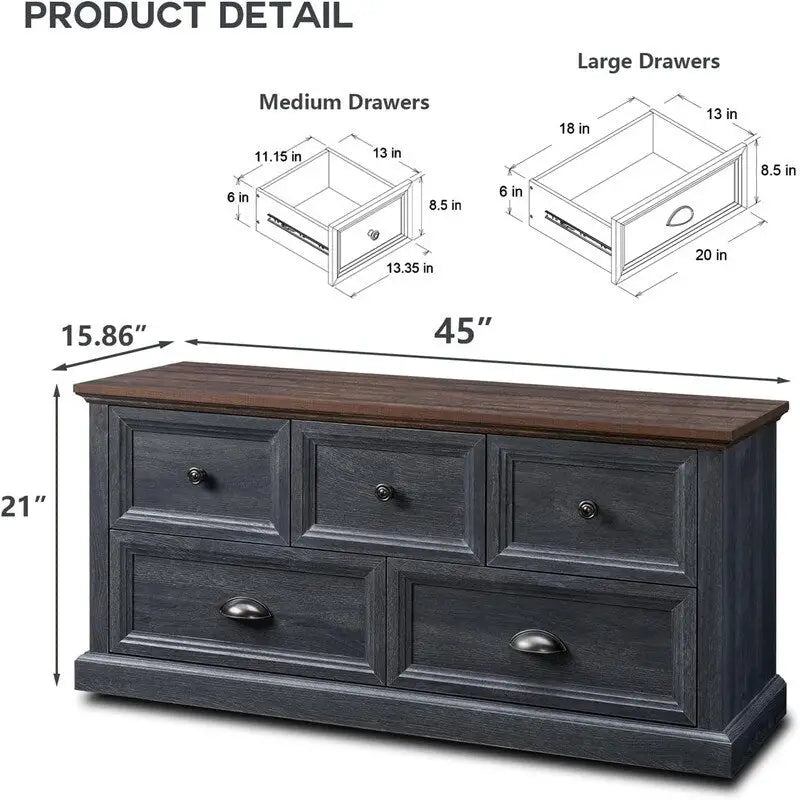 Banc de rangement – 15.86P x 45L x 21.14H