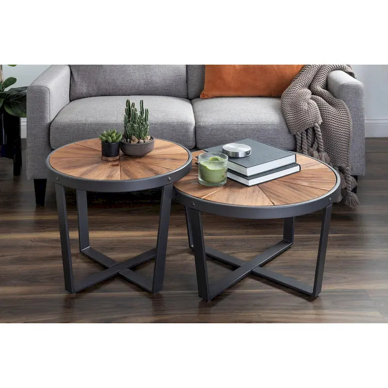 Table basse ronde - 24x24x15,5