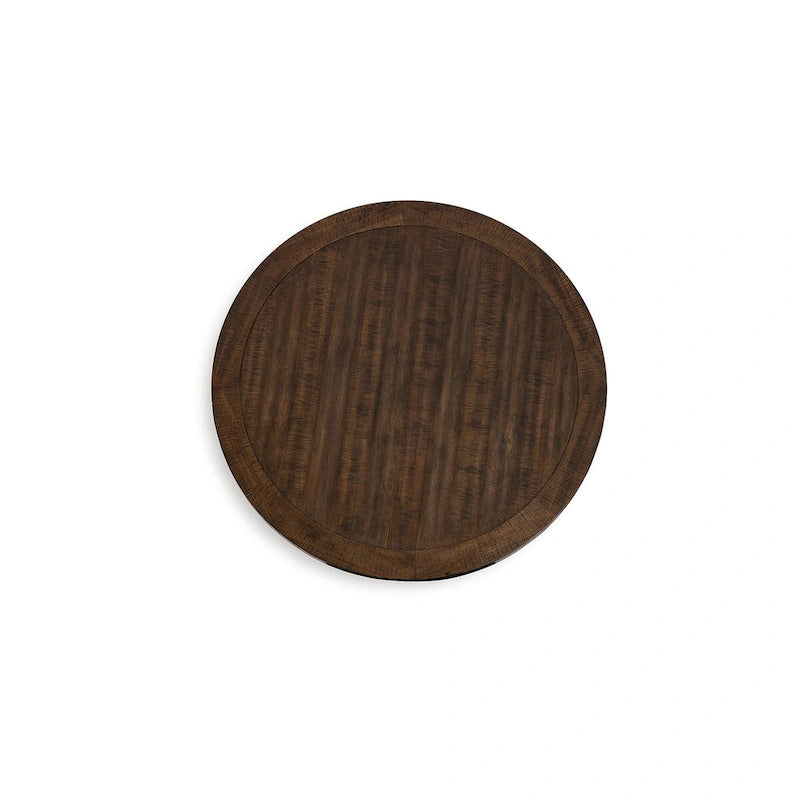 Table à manger hauteur comptoir noire/marron foncé - 48 L x 48 P x 36 H