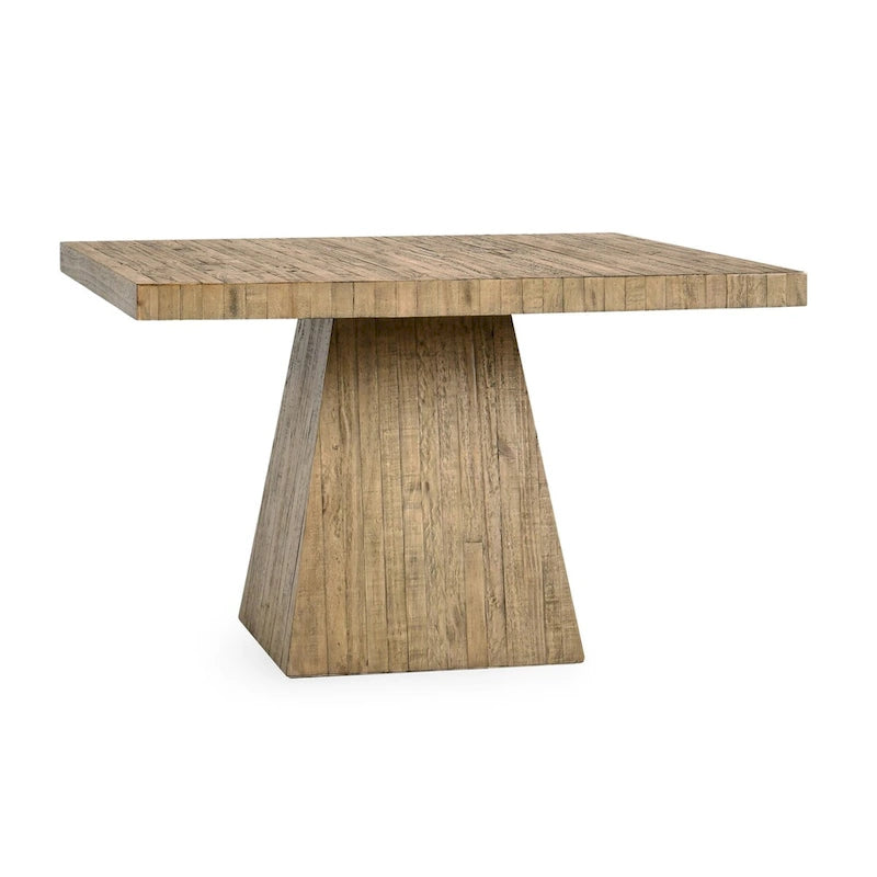 Table à manger carrée 48 po au fini naturel
