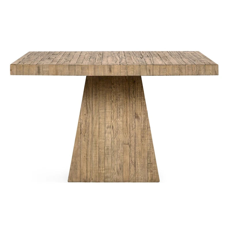 Table à manger carrée 48 po au fini naturel
