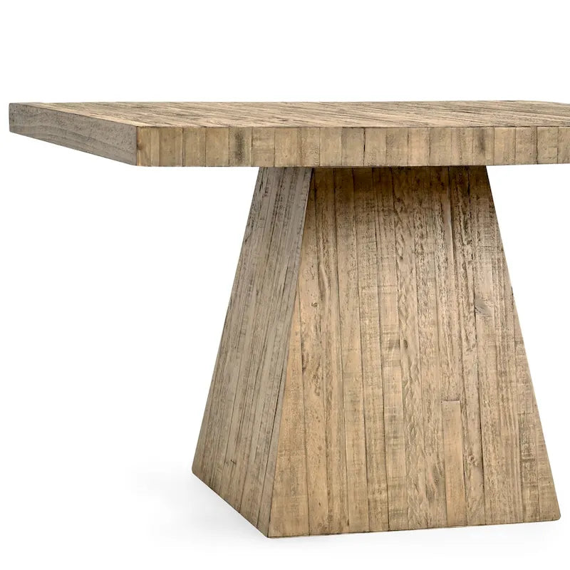Table à manger carrée 48 po au fini naturel