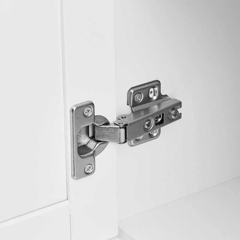 Armoire de rangement pour salle de bain de 32 po L x 72 po H avec portes et trois tiroirs