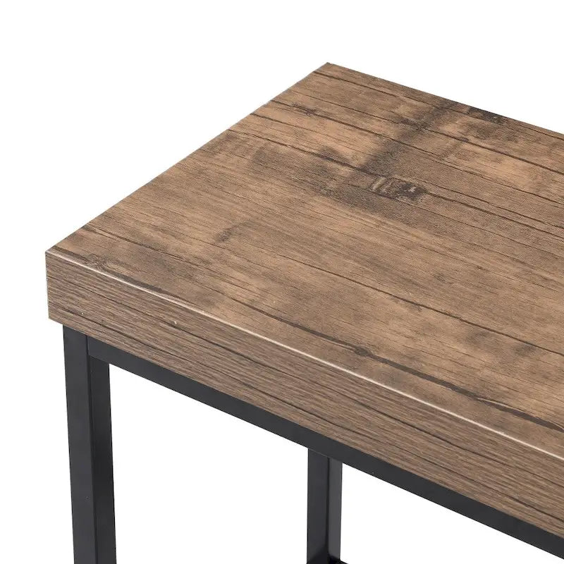 Îlot de cuisine style ferme avec plateau rabattable et 2 places assises