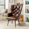 Chaise rembourrée en velours moderne