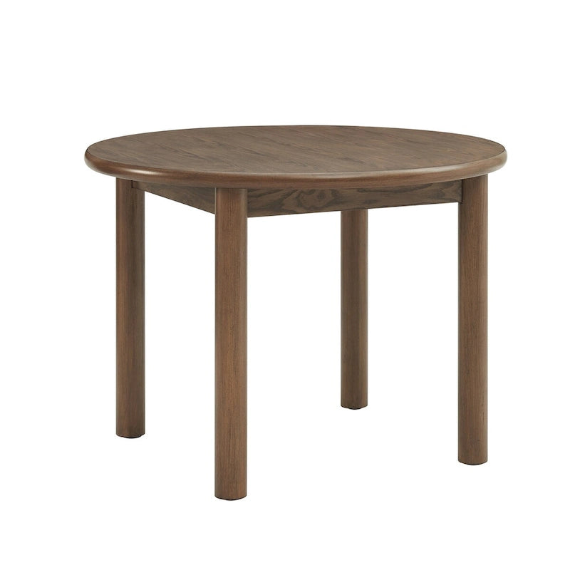 Table de cuisine rétro 42 po, table de salle à manger en bois avec pieds en bois massif