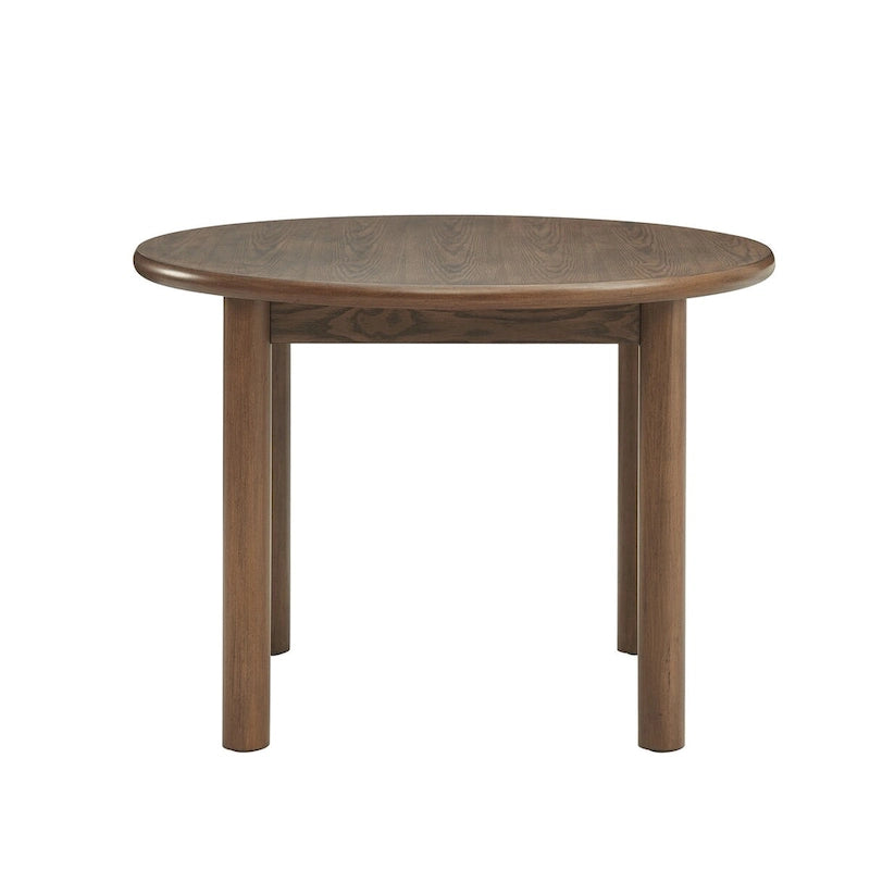 Table de cuisine rétro 42 po, table de salle à manger en bois avec pieds en bois massif
